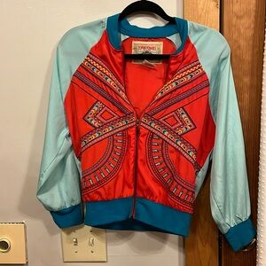 Aztec design jacket